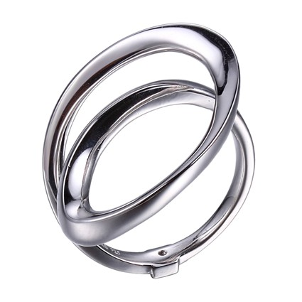 Eternity Sterling Silver Freeform Ring