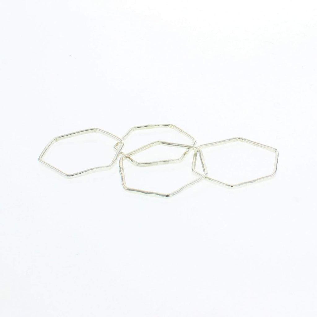 Hexagon Stacking Rings