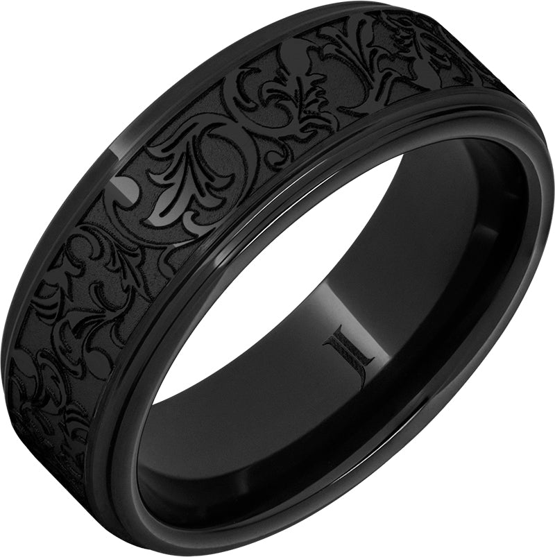 Latigo Pattern- Black Diamond Ceramic