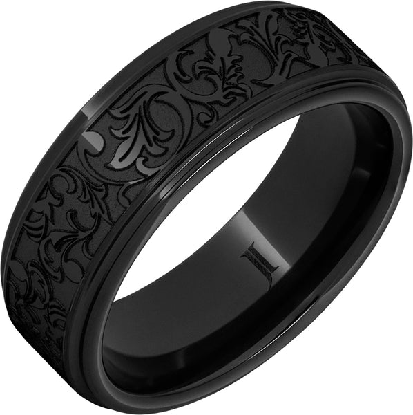Latigo Pattern- Black Diamond Ceramic