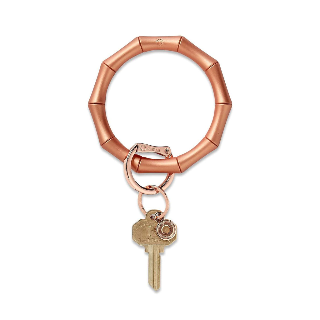 Bamboo Silicone Big O Keyring - FINAL SALE