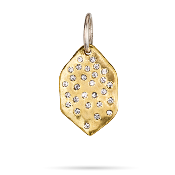 Starshower Trapezium Charm in Brass