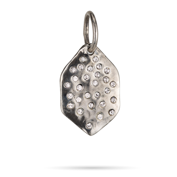 Starshower Trapezium Charm in Sterling Silver