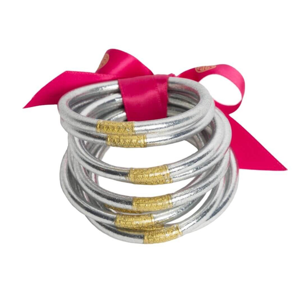 Silver All Weather Bangles - Serenity Prayer