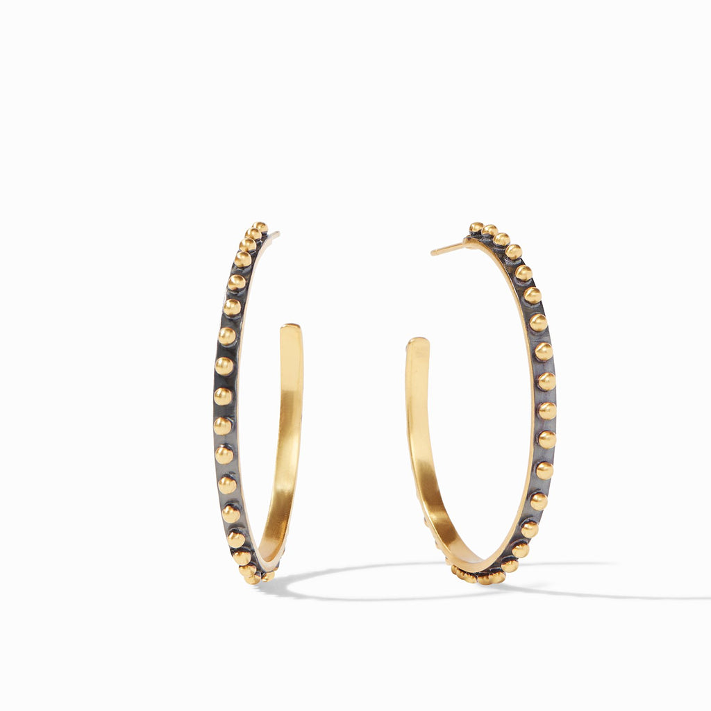 Mixed Metal Bold Hoop Earrings – J&CO Jewellery