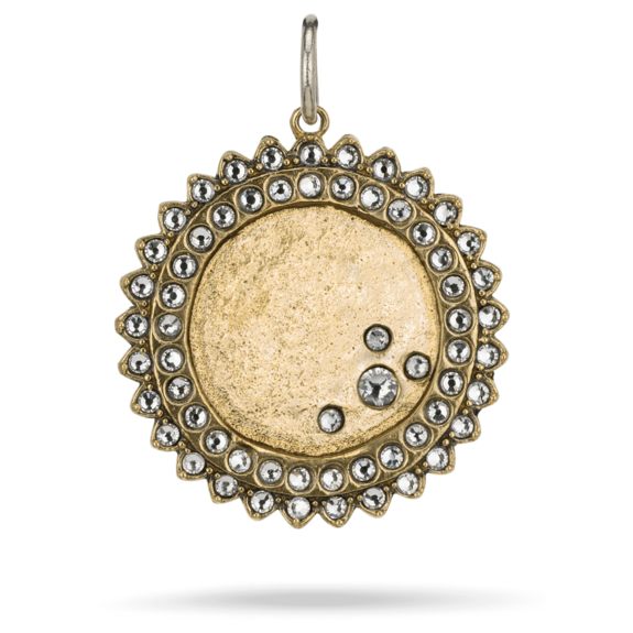 The Light of Stars Pendant in Brass