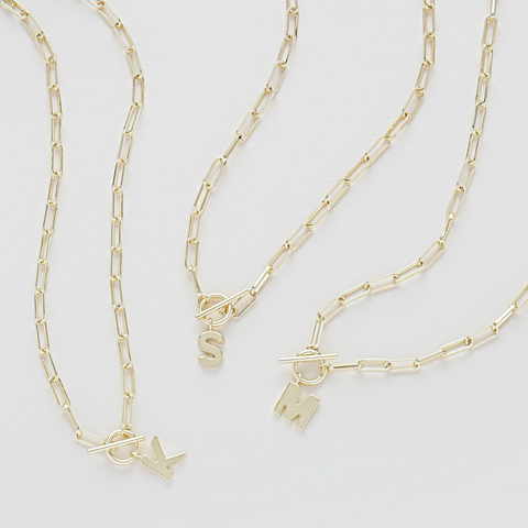 adored heart inital necklace