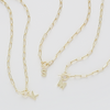 adored heart inital necklace