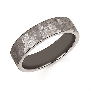 Tantalum 6mm Textured Band