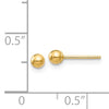Gold Ball Earrings | 14kt