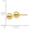 Gold Ball Earrings | 14kt