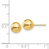 Gold Ball Earrings | 14kt