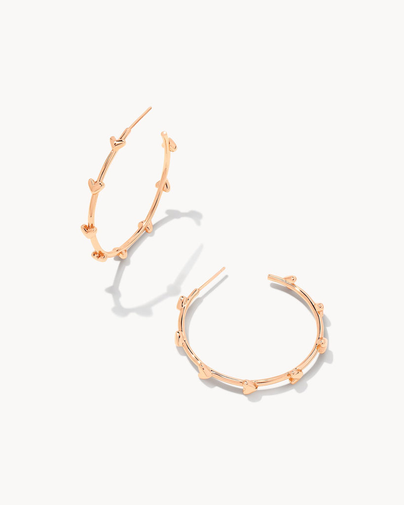 Haven Rose Gold Hoop Earrings