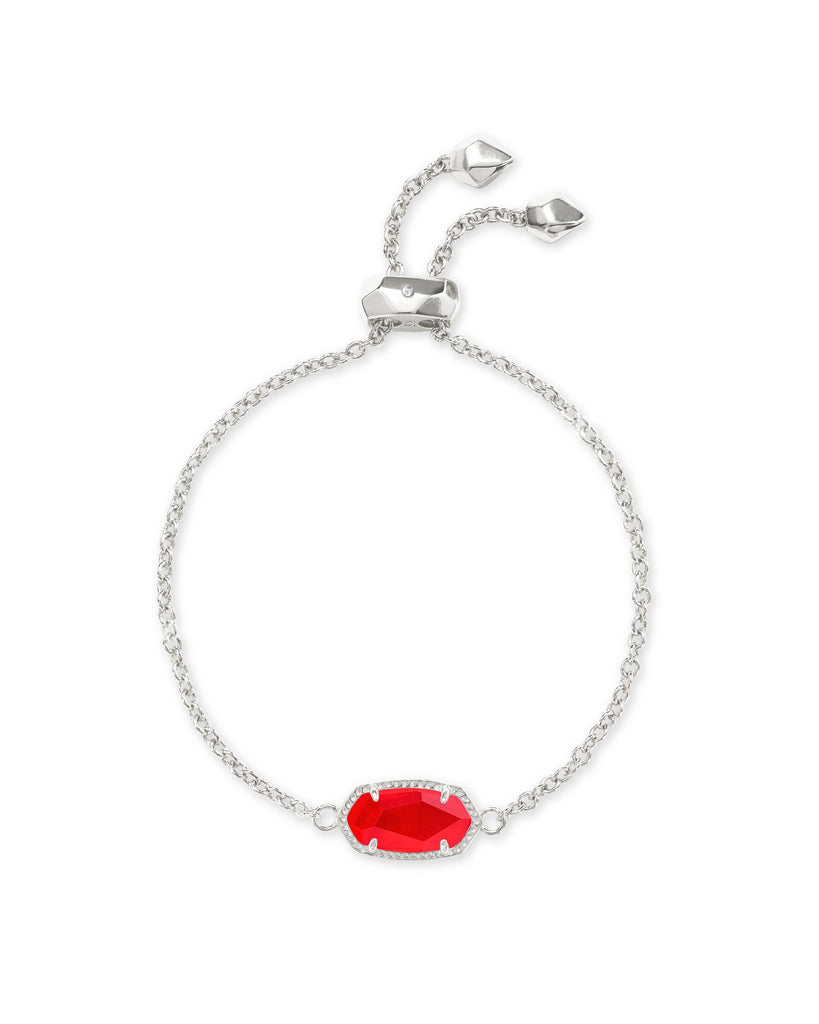 Elaina Silver Bracelet in Red Illusion