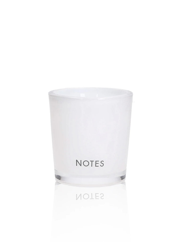 White Glass Starter Candle