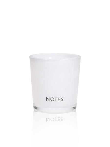 White Glass Starter Candle