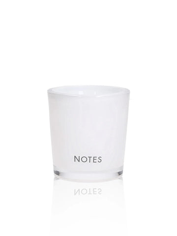 White Glass Starter Candle