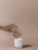 White Glass Starter Candle