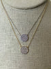 Sterling Silver Pave CZ Necklace