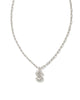 Crystal Letter Pendant Necklace
