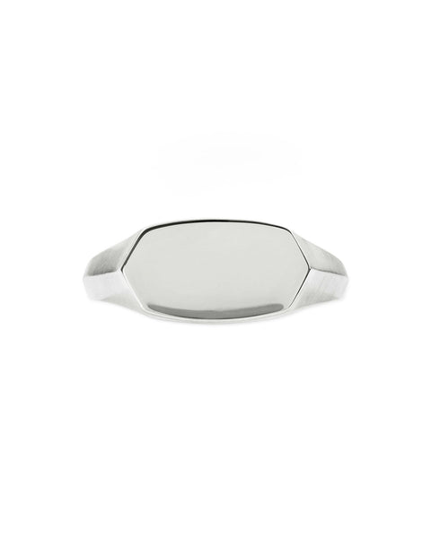 Elisa Signet Ring in Sterling Silver