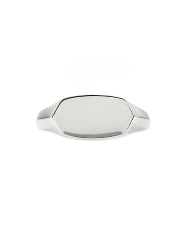 Elisa Signet Ring in Sterling Silver