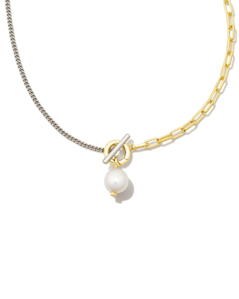 Leighton Convertible Pearl Chain Necklace