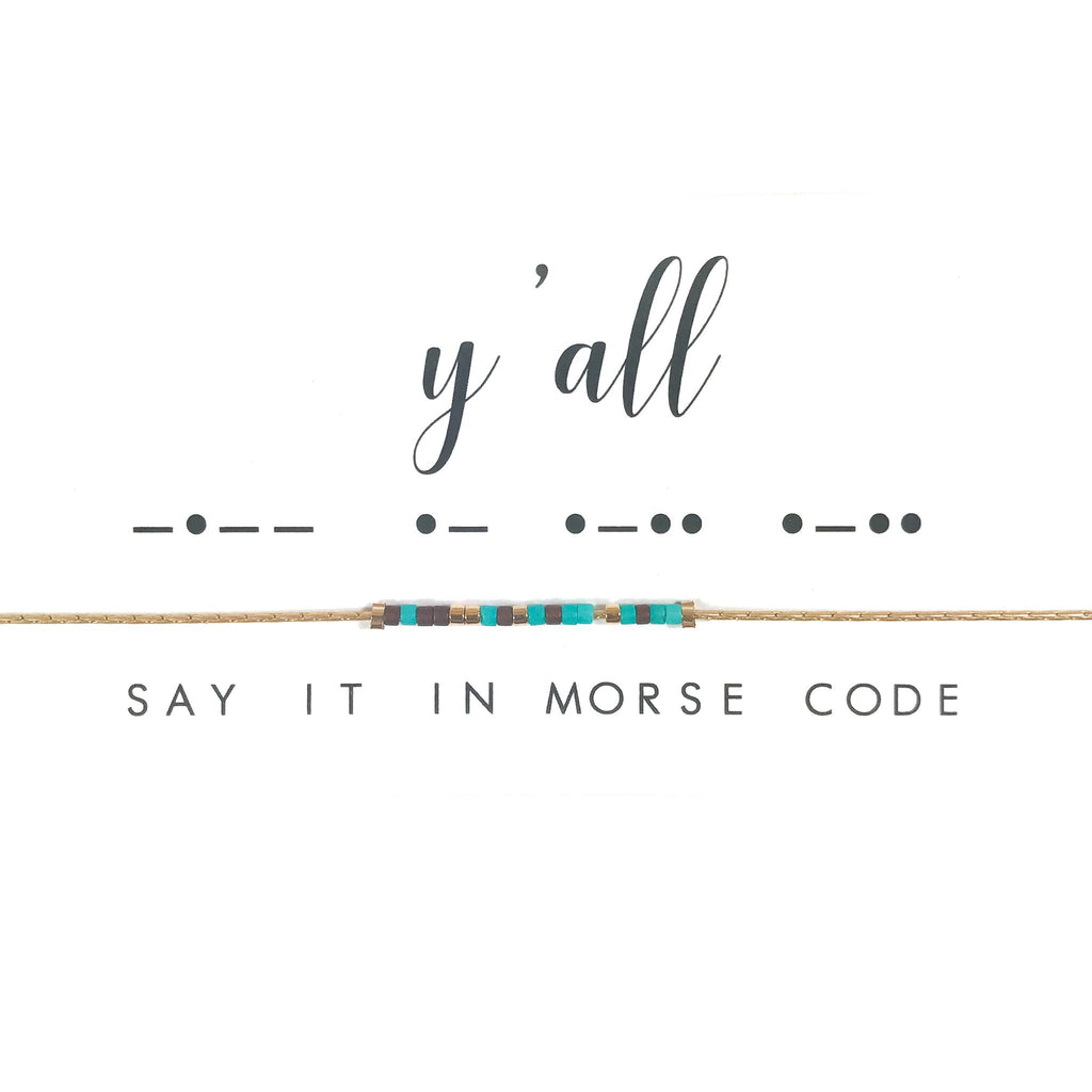 Y'all | Morse Code Necklace