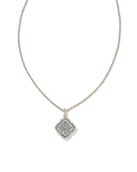 Mallory Pendant Necklace in Drusy