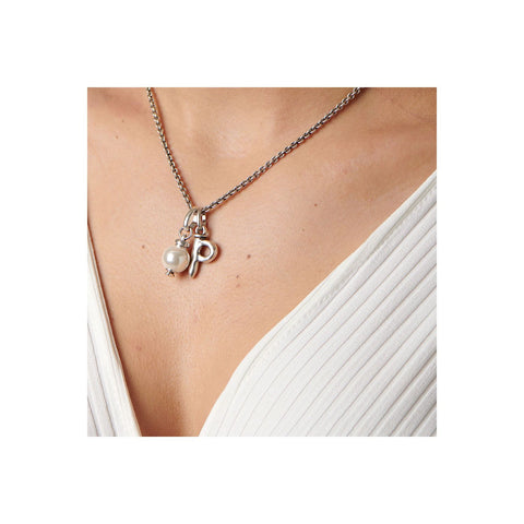 Pearl Charm in Silver