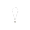 Bossy Long Silver Necklace