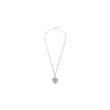 Bossy Long Silver Necklace
