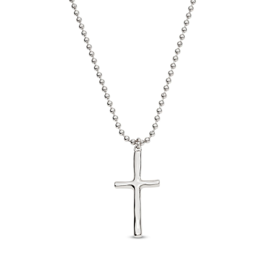 Faith Silver Cross Necklace