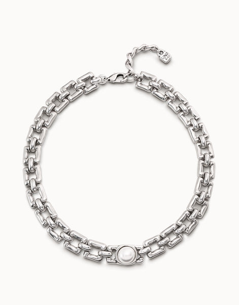 Linda Silver & Pearl Necklace