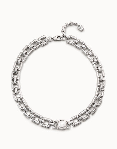 Linda Silver & Pearl Necklace