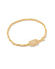 Grayson Stretch Bracelet in White Crystal