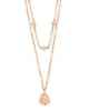 Clove Multi Strand Necklace in Rose Gold