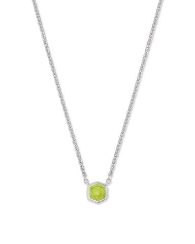 Davie Sterling Silver Pendant Necklace in Peridot