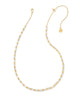 Juliette Strand Necklace in White Crystal