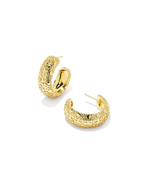 Harper Gold Small Hoop Earrings