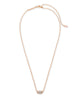 Grayson Rose Gold Pendant Necklace in Crystal