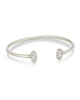 Grayson Crystal Cuff Bracelet in Silver