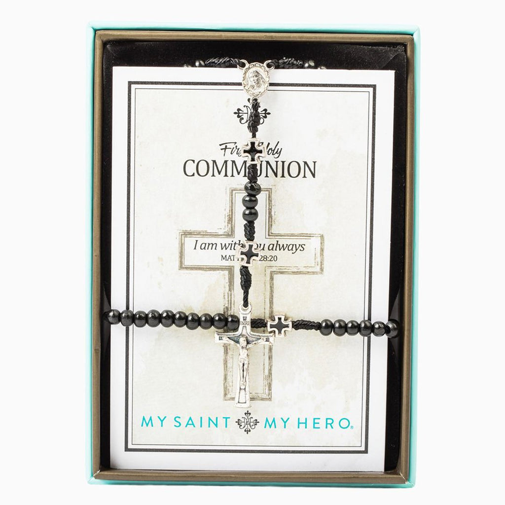 First Communion Rosary & Bracelet Set for Him