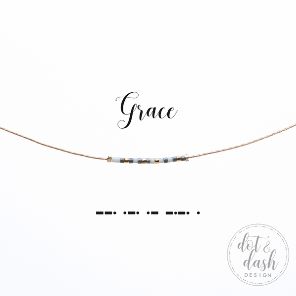 Grace | Morse Code Necklace