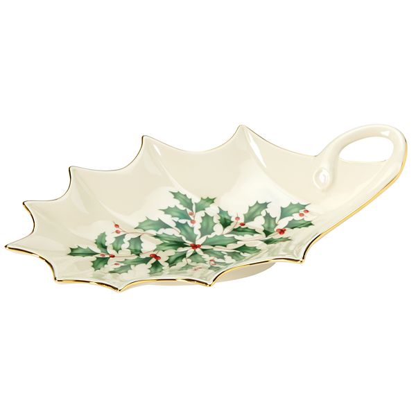 Holiday Archive Holly Leaf Dish