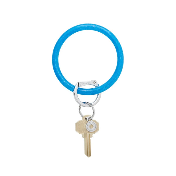 Mind Blowing Blue Resin Big O Keyring - FINAL SALE