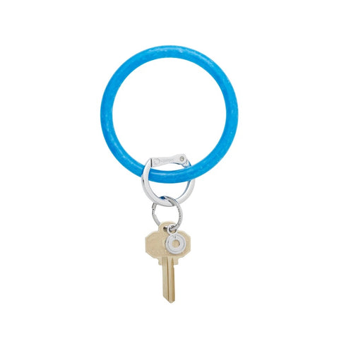 Mind Blowing Blue Resin Big O Keyring - FINAL SALE