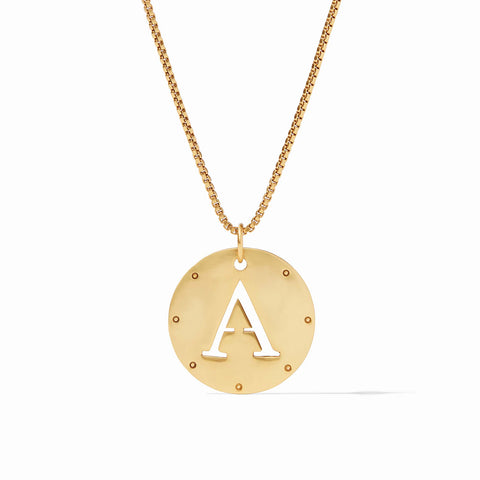 Monogram Pendant Necklace