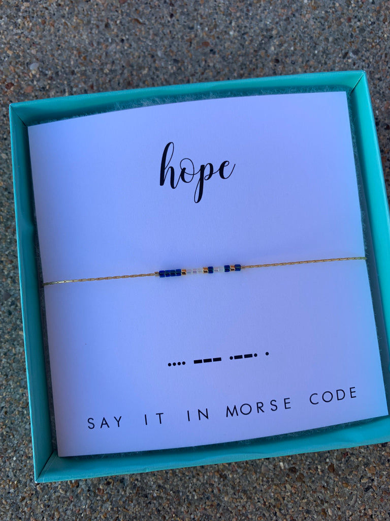 Hope | Morse Code Bracelet
