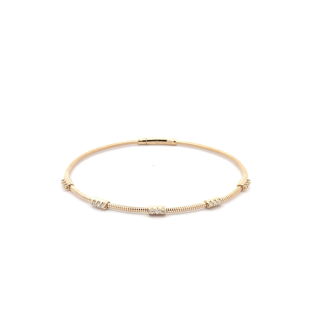 Kayla Diamond Flex Bangle